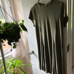 olive green urban outfitters dress